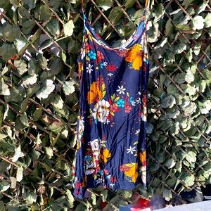 Msbasic Floral Print Dress - XL